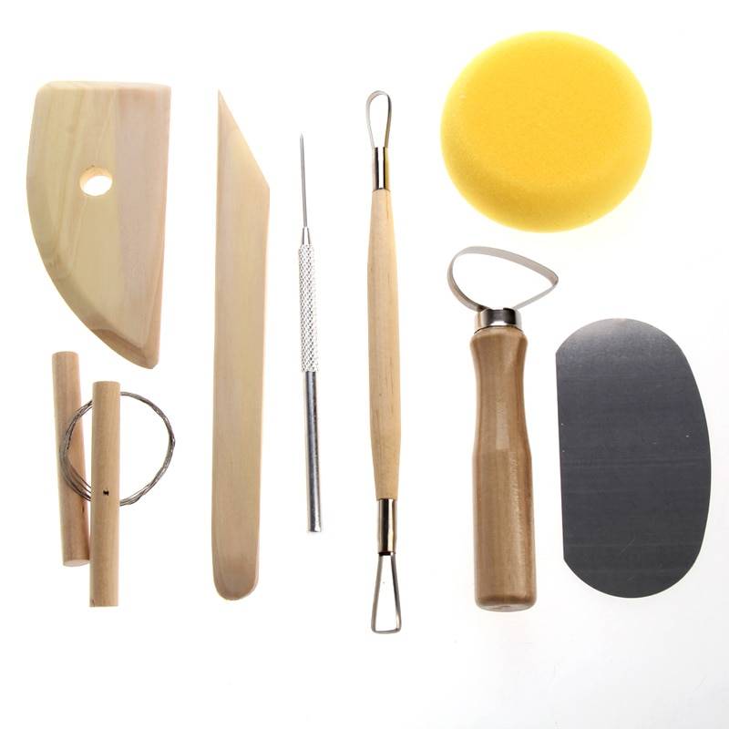 Set of Eight Molding Tools Clay Tools Handicrafts