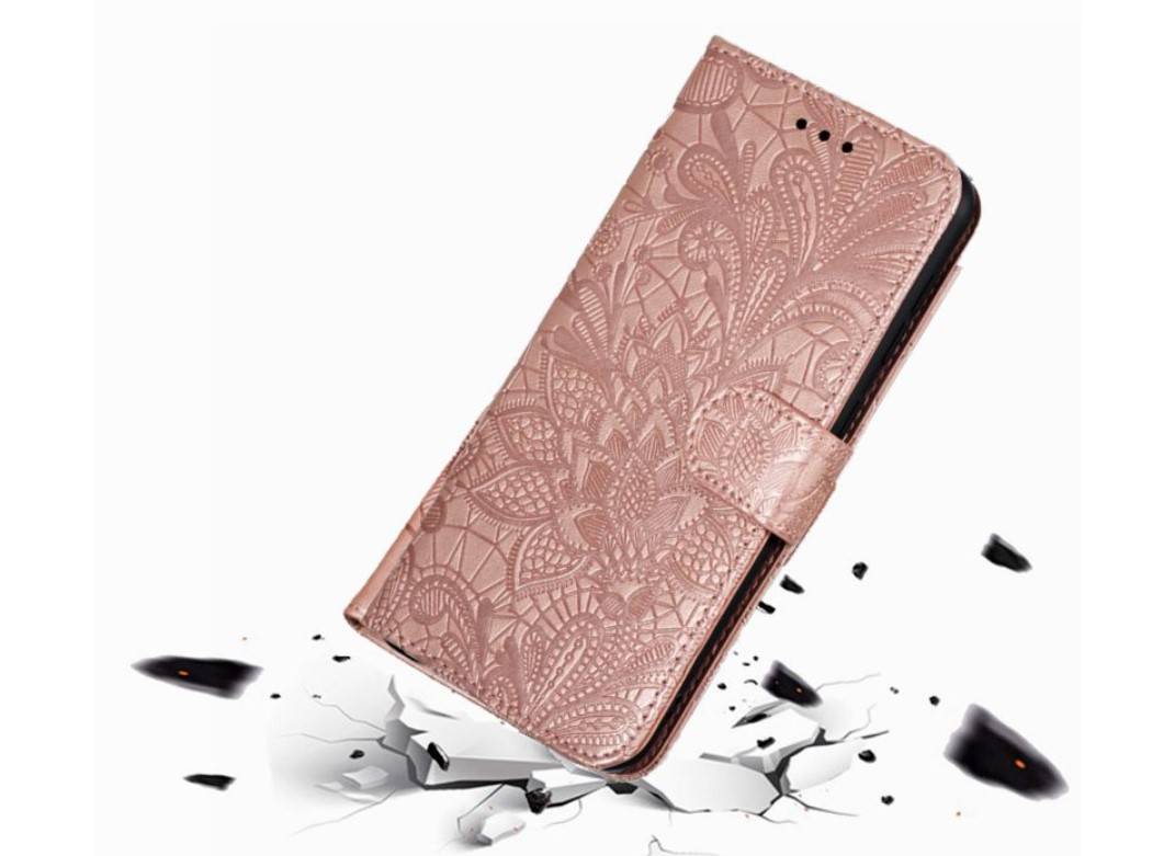 Carved Flowers Flip Case for Xiaomi