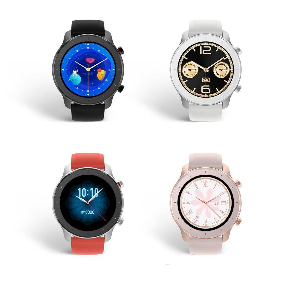 Women’s Round Anti-Fingerprint Fitness Watch Jewellery & Watches Watches cb5feb1b7314637725a2e7: Cherry Blossom Pink|Coral Red|Moonlight White|Starry Black