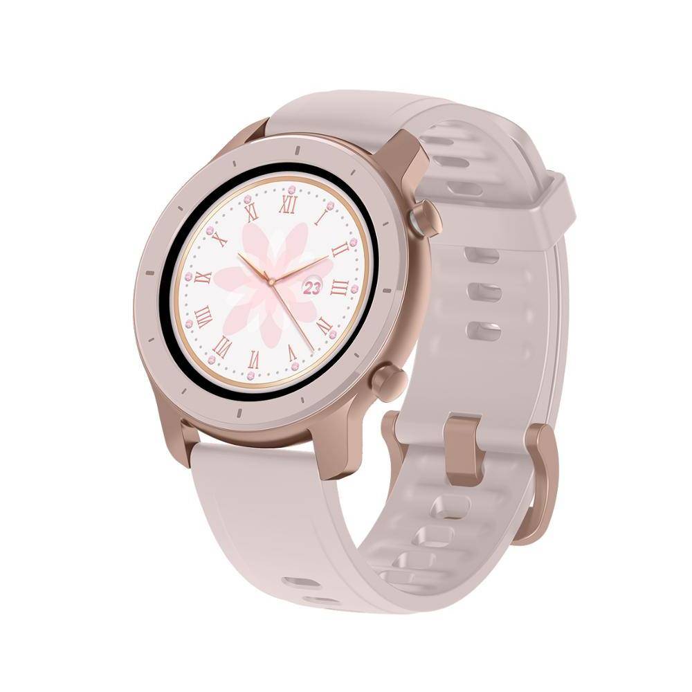 Women’s Round Anti-Fingerprint Fitness Watch Jewellery & Watches Watches cb5feb1b7314637725a2e7: Cherry Blossom Pink|Coral Red|Moonlight White|Starry Black