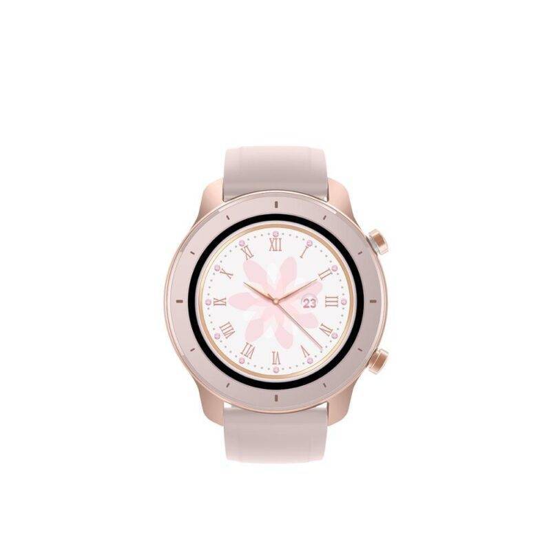 Women’s Round Anti-Fingerprint Fitness Watch Jewellery & Watches Watches cb5feb1b7314637725a2e7: Cherry Blossom Pink|Coral Red|Moonlight White|Starry Black