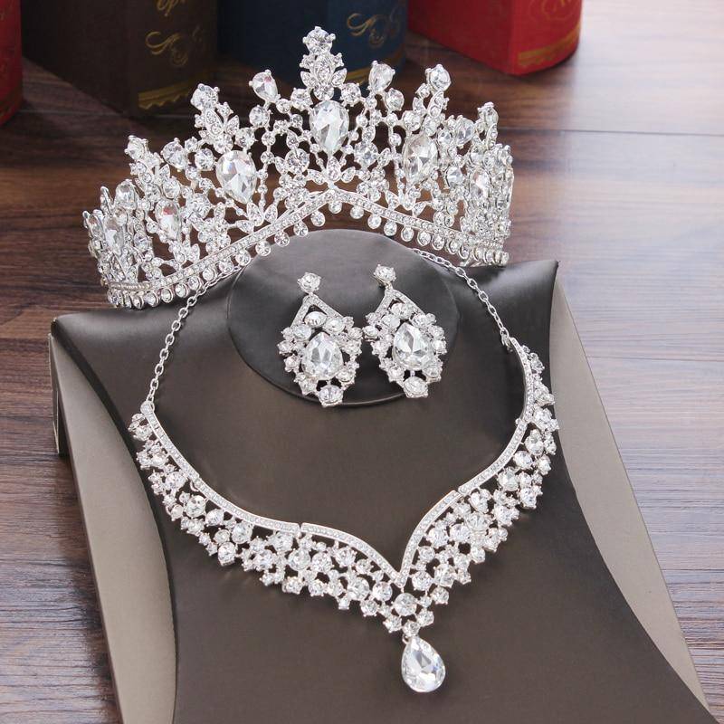 Crystal Bridal Jewelry Set Jewellery Jewellery & Watches 8d255f28538fbae46aeae7: 1Pcs Crown|2Pcs Jewelry Set|3Pcs Jewelry Set