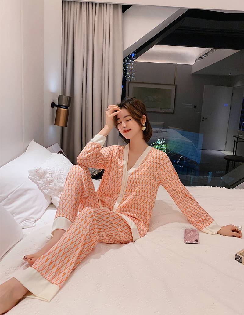Women's Pajama Set with Pattern