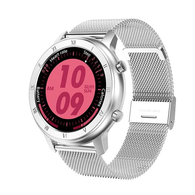Women’s Roman Numerals Patterned Smart Watch Jewellery & Watches Watches cb5feb1b7314637725a2e7: Black Metal|Black Silicone|Pink Silicone|Rose Gold Metal|Silver Metal|White Silicone