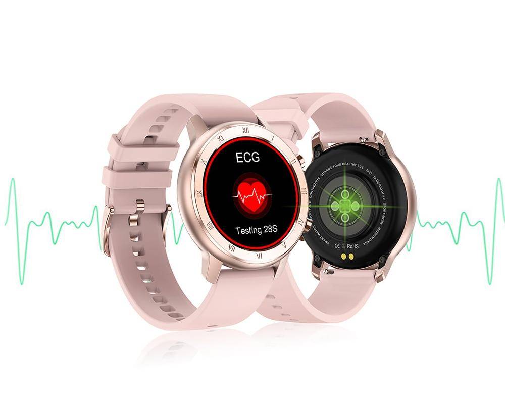 Women’s Roman Numerals Patterned Smart Watch Jewellery & Watches Watches cb5feb1b7314637725a2e7: Black Metal|Black Silicone|Pink Silicone|Rose Gold Metal|Silver Metal|White Silicone