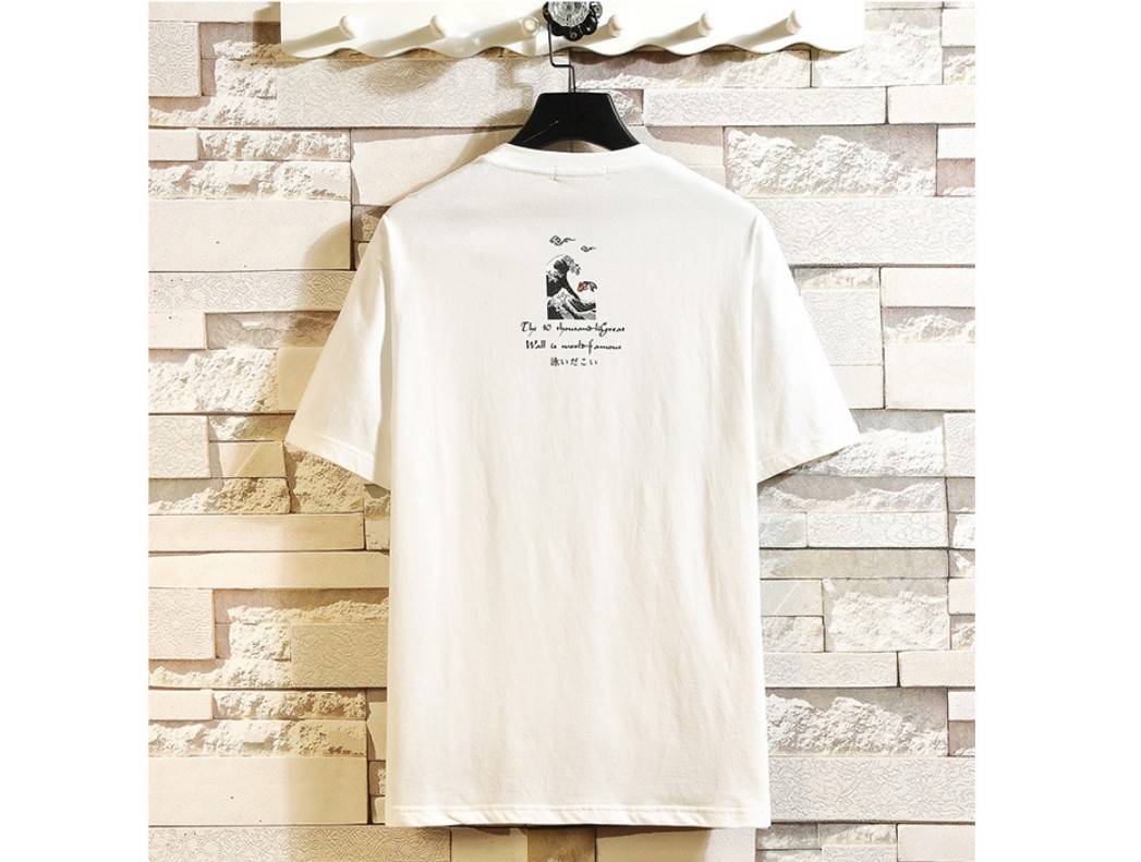 Men's Japanese Style Print T-Shirt