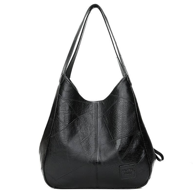 Women’s Big Leather Handbag Accessories Bags & Accessories Clothing & Apparel cb5feb1b7314637725a2e7: Black|Bronze|Brown|Coffee|Wine Red