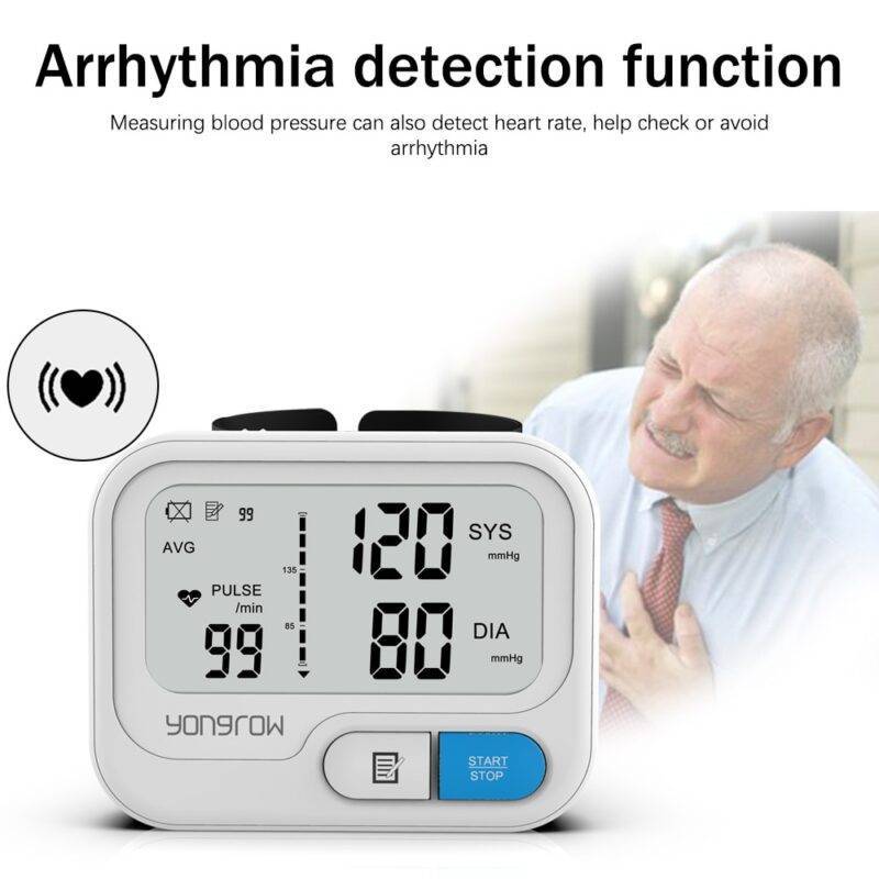 Automatic Digital Wrist Blood Pressure Monitor Beauty & Wellness Wellness Products 1ef722433d607dd9d2b8b7: Outside US