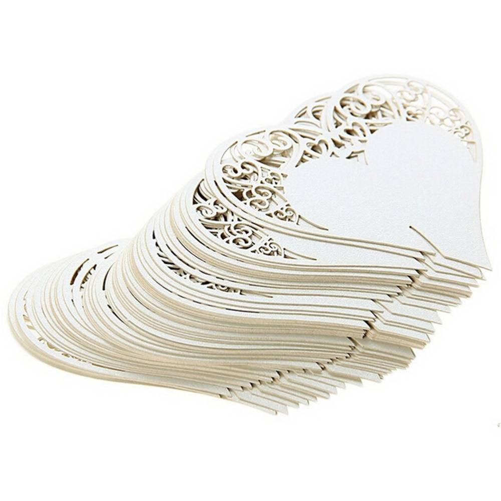 Heart Shaped Wedding Table Decor 50 pcs Set Decorations & Tableware Wedding cb5feb1b7314637725a2e7: as pic