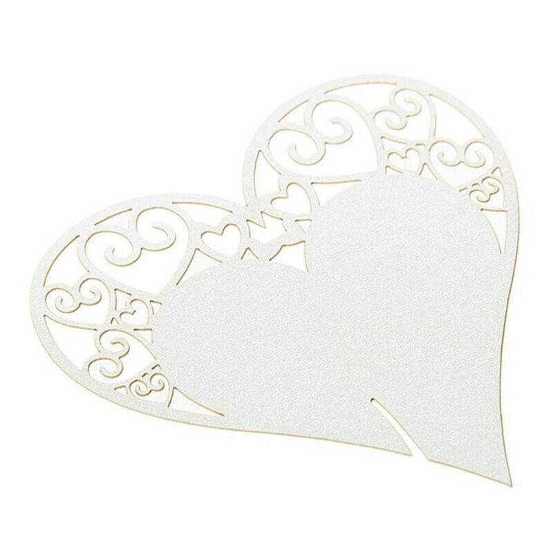 Heart Shaped Wedding Table Decor 50 pcs Set Decorations & Tableware Wedding cb5feb1b7314637725a2e7: as pic