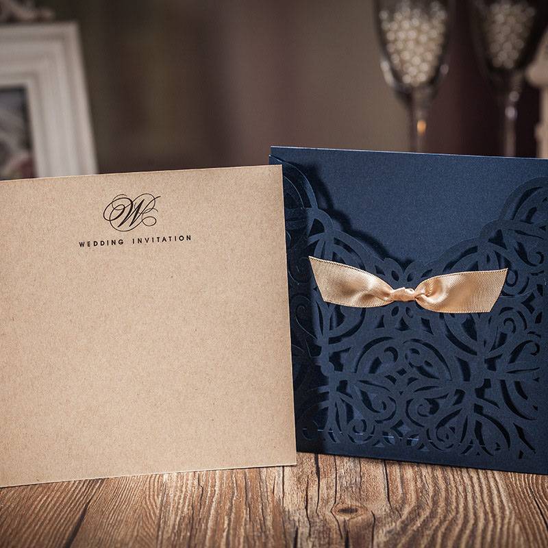 Laser Cut Lace Wedding Invitation Cards Invitations Wedding cb5feb1b7314637725a2e7: Blue Cover 1|Blue Cover 2|Brown Inner Card|Cover And Inner Card|One Set Blue 1|One Set Blue 2|One Set White 1|One Set White 2|White Cover 1|White Cover 2|White Envelope