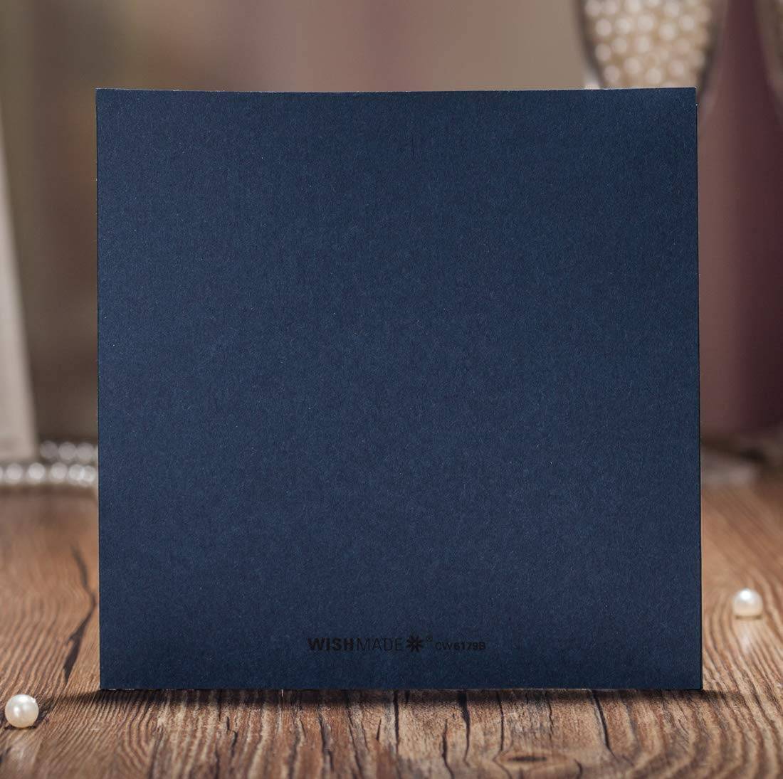 Square Wedding Invitation Card Invitations Wedding cb5feb1b7314637725a2e7: Black|White