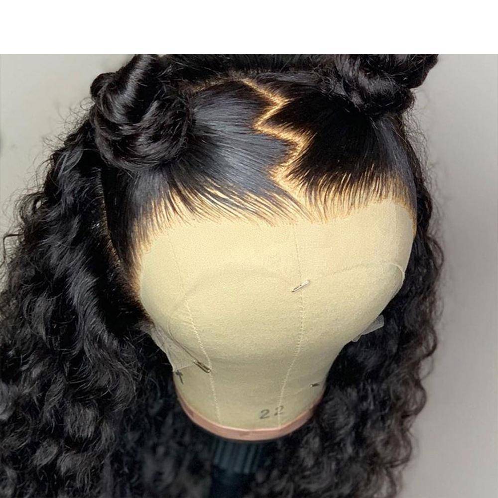 Deep Wave Human Hair Wig Beauty & Wellness Hair Extensions & Wigs cb5feb1b7314637725a2e7: Natural Color