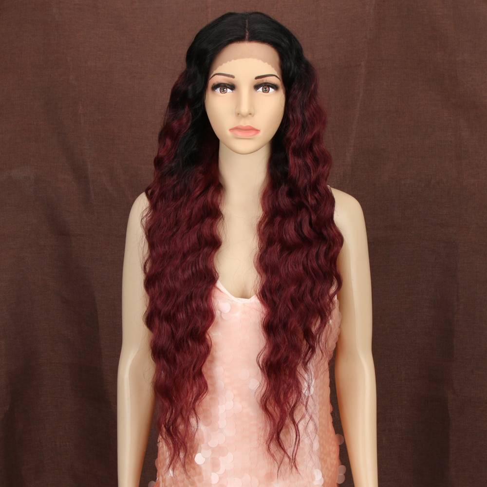 Lace Front Deep Wave Ombre Wig