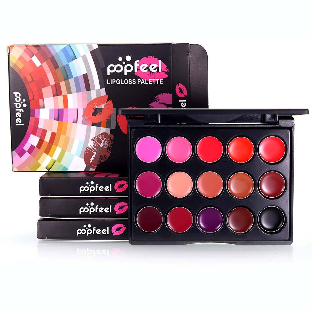 15 Colors Moisturizing Lip Gloss Palette Beauty & Wellness Lip Care cb5feb1b7314637725a2e7: 15 Colors