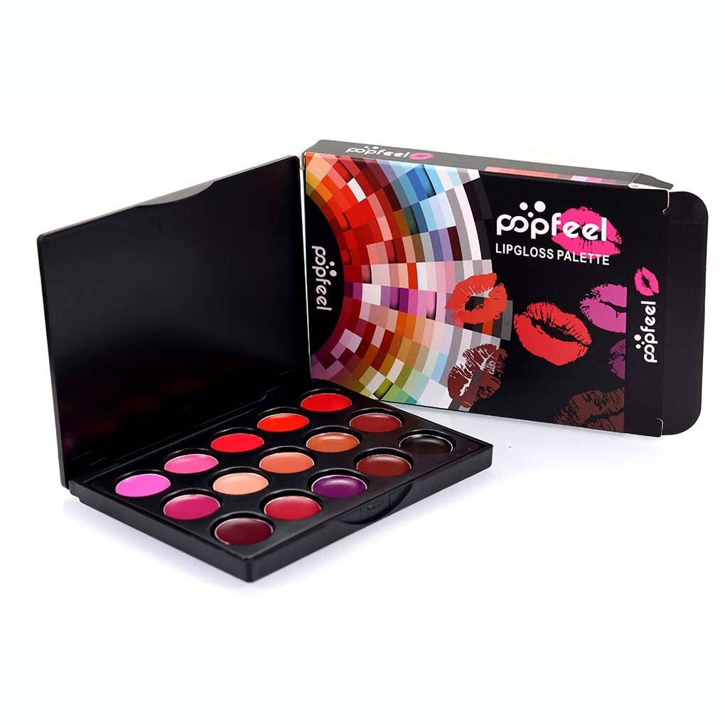 15 Colors Moisturizing Lip Gloss Palette