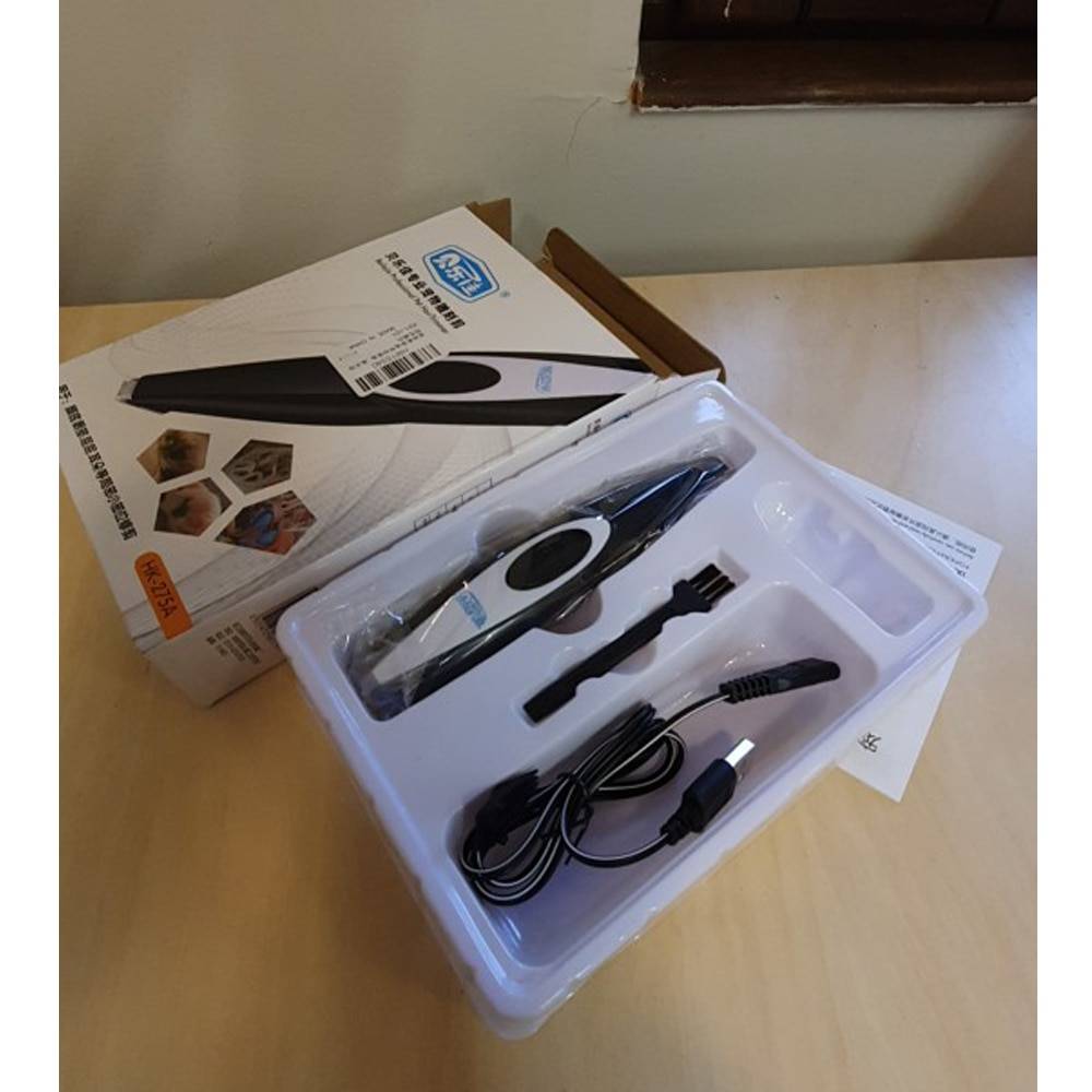 Rechargeable Dog Foot Hair Trimmer Care Pet Products cb5feb1b7314637725a2e7: Black|Pink|White