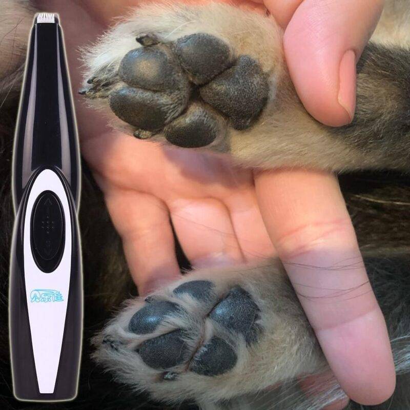 Rechargeable Dog Foot Hair Trimmer Care Pet Products cb5feb1b7314637725a2e7: Black|Pink|White