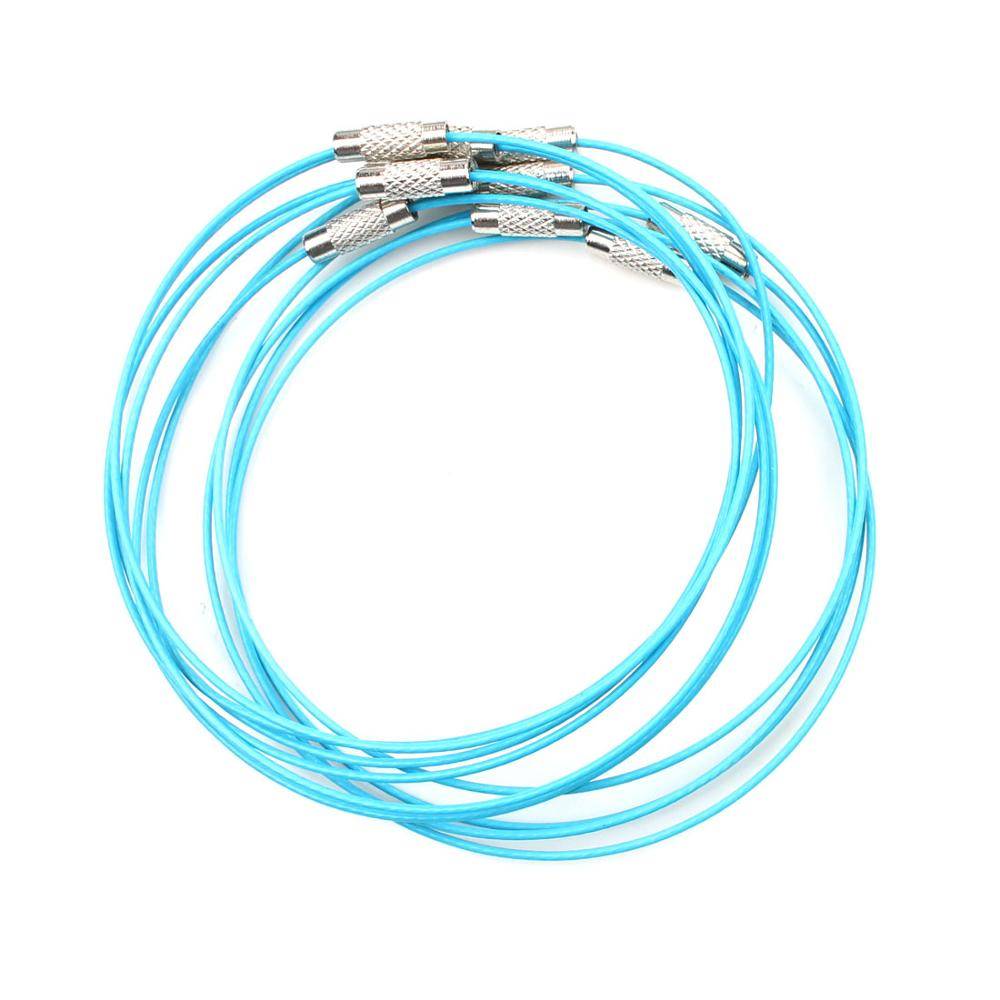 Stainless Steel Necklace Ropes Set of 10 pcs Beads & Jewelry Making Handicrafts cb5feb1b7314637725a2e7: Blue|Brown|Green|Light Pink|Mix|Pink|Purple|Silver