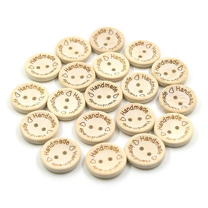 Handmade Wooden Sewing Buttons
