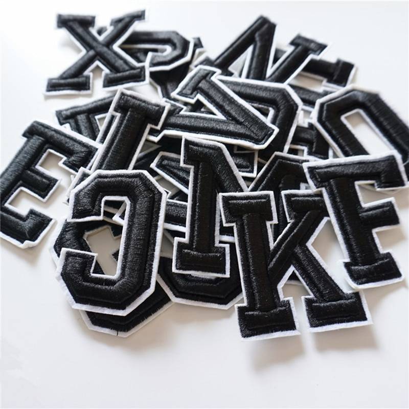 English Alphabet Themed Patches