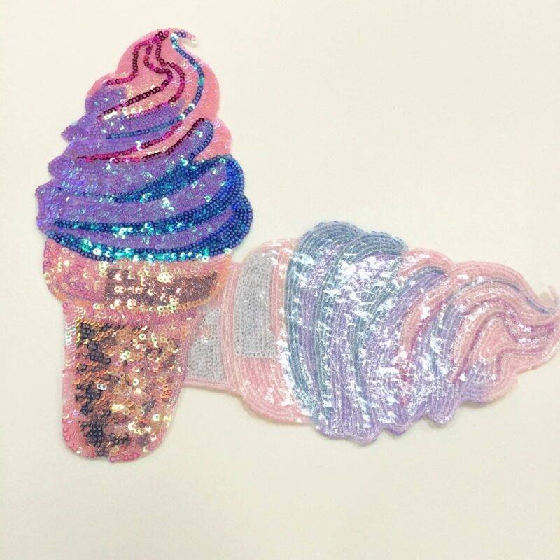Ice Cream Designed Cloth Patch Embroidery Handicrafts New Arrivals